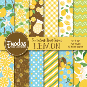 lemon digital paper