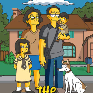 the simpsons style