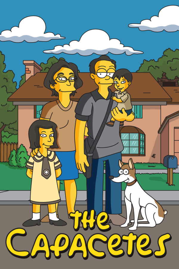 the simpsons style